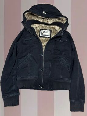 TNA Vintage Y2K faux-fur lined Winter Jacket
